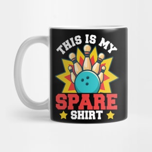 This Is My Spare Shirt | Funny Bowling Sport Game Mug